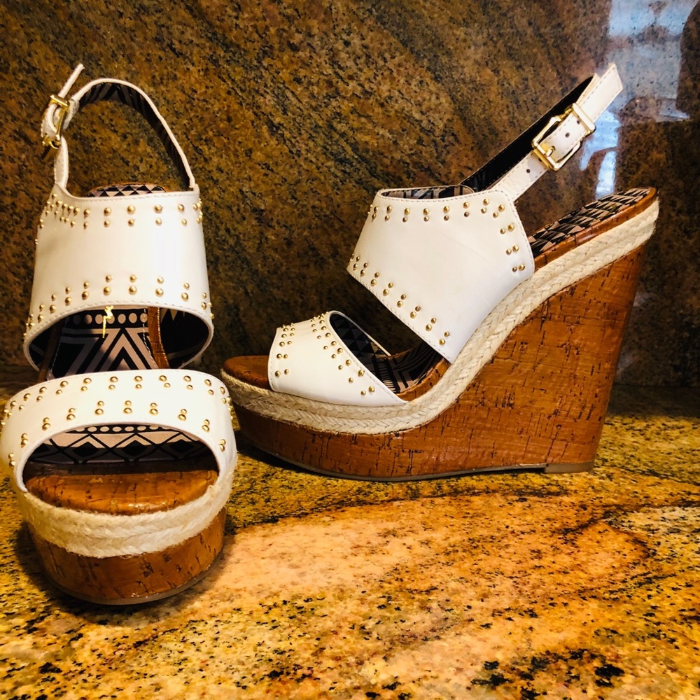 Jessica Simpson Gino Wedge Sandal sz 8 BRAND NEW!